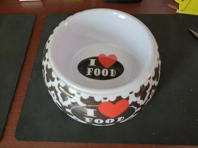 PetRageous 4 tazas corbata negra banquete comida antideslizante melamina tazón, 6" X 3 1/8",... Foto 1 de 4