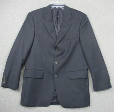 Chaqueta Blazer Ralph Lauren Lana Cachemira 38R Azul Marino Rayas Foto 1 de 4