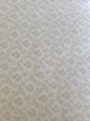 BTY x 45"W Fabric Basic Palette Tone On Tone Floral By Santee Quilting Sewing - Image 1 of 3