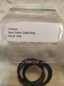 Kinetico Water Softener Quad Ring Kit For Piston. 4 Pieces, New - Picture 1 of 3