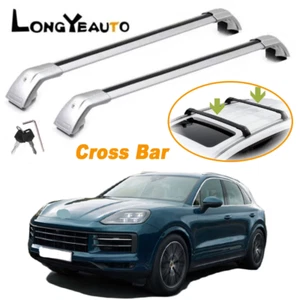 Fits for Porsche Cayenne 2019-2023 Crossbar Cross Bar Roof Rack Rails 2PCS - Picture 1 of 12