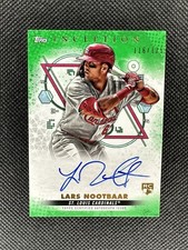 2022 Topps Inception Lars Nootbaar Rookie Auto On-Card Green Parallel /125!