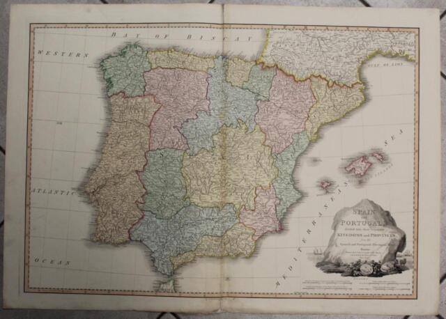 Mapa Espanha de parede