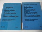 Lehrpläne für die Hauptschule in Bayern mit Erläuterungen und Handreichungen. (H