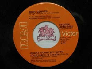 JOHN DENVER - Rocky Mountain Suite / Please Daddy, 45 RPM VG+ (R8) - Picture 1 of 2