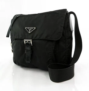 Auténtico bolso bandolera de hombro PRADA negro de nailon (pequeño) #60511 - Imagen 1 de 19