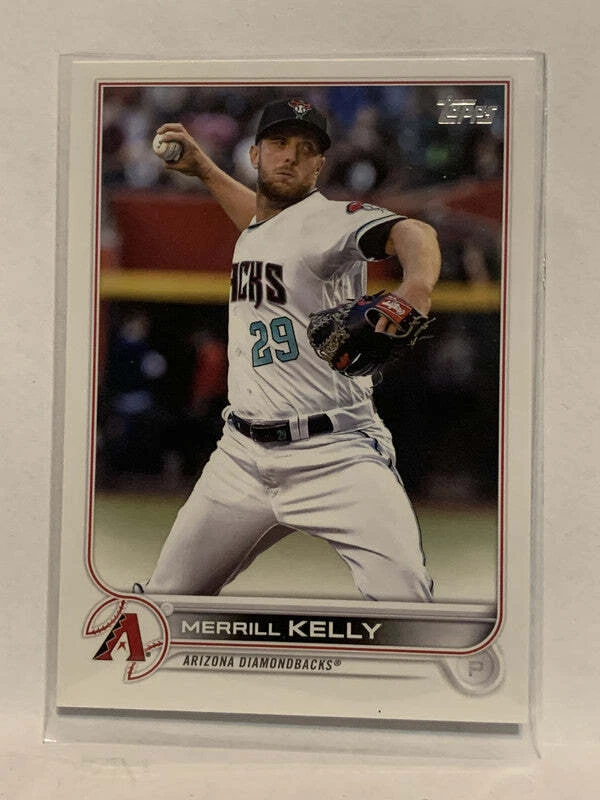 #74 Merrill Kelly Arizona Diamondbacks 2022 Topps Series 1 Baseball Card MLB - Image 1 of 2