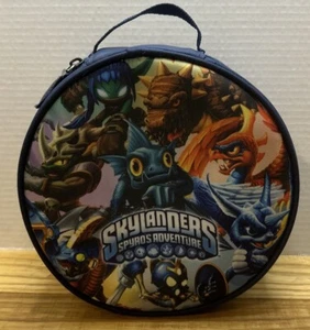 Bolsa de almacenamiento/estuche de transporte Skylanders Spyro's Adventure redonda con cremallera azul marino - Imagen 1 de 10