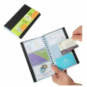 120Card Business Name ID Credit Card Holder Book Case Keeper Organizer Hot New - Picture 1 of 12