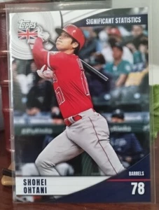 Shohei Ohtani - 2022 Topps UK Significant Statistics Insert - Angels / Dodgers - Picture 1 of 2