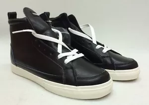 The Hundreds Wayne High Premium schwarz Leder Sneaker Herrenschuhe Gr. 8,5 brandneu in Verpackung - Bild 1 von 7