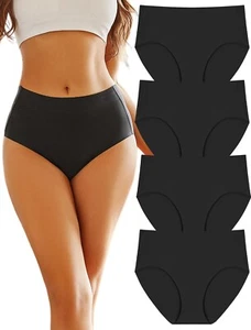 FINETOO Mujer Cintura Alta Sin Costuras Ropa Interior Cobertura Completa Calzoncillo Damas Sin Sh - Imagen 1 de 2
