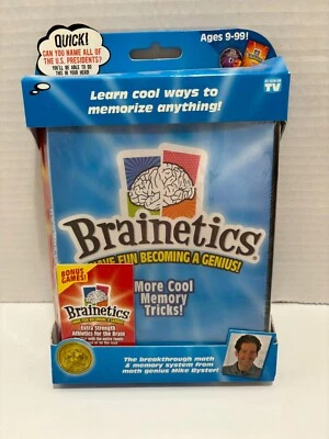 Brainetics More Insane Math and Card Tricks Playbook And DVD NEW - Image 1 of 4