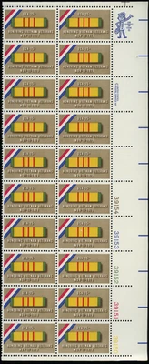 Honoring Vietnam Veterans Nov-11-1979 USA 15c Stamp Block of 20 (Scott#1802) MNH - Image 1 of 3