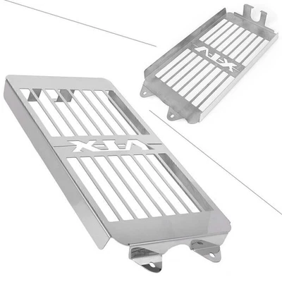 Chrome Front Radiator Grill Cover For Honda VTX1300 VTX 1300 02-09 Foto 1 de 4