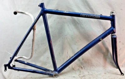 Juego de cuadro de bicicleta de carretera Cannondale Touring 1985 60 cm grande aluminio hecho en EE. UU. aluminio Foto 1 de 4