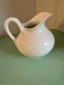 Vintage H&C Bavaria Germany Porzellan weiß Milchkännchen geteilter Griff - Bild 1 von 11