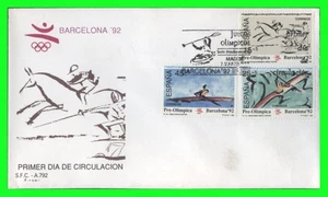 Spain 1991 Barcelona Olympics First Day Cover - Picture 1 of 1