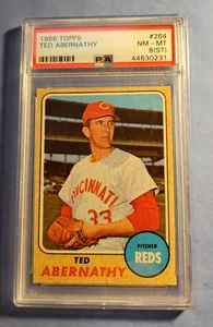 1968 Ted Abernathy #264 PSA 8 ST NM-MT A#13584 - Picture 1 of 3