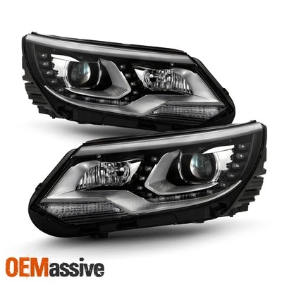 Se adapta a Volkswagen VW Tiguan 2012-2017 proyector LED DRL faros luz Foto 1 de 4