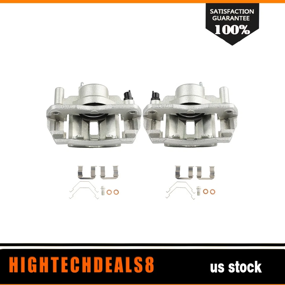 Front Pair For Mazda Protege 1999-2003 Protege5 02-03 Brake Calipers w/ Bracket - Image 1 of 4