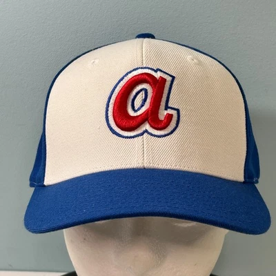 Atlanta Braves Fitted Hat 7 1/4 Cooperstown Collection Lowercase a Baseball Cap - Image 1 of 4