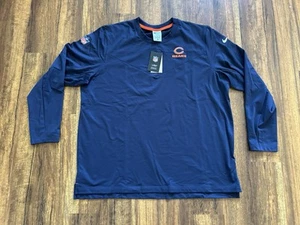 Chicago Bears Nike Dri Fit On Field Long Sleeve Shirt 2XL XXL NEW NWT - Picture 1 of 6