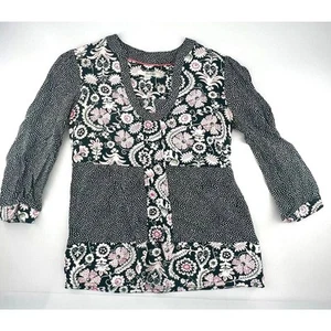 Boden Shirt Damen Größe 6 Grün Mollie Blumenmuster Bloomsbury Punkte Bluse Top Karriere - Bild 1 von 11