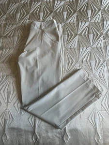 Nike Womens Dry Fit Golf Cream Pants 6 - Picture 1 of 7