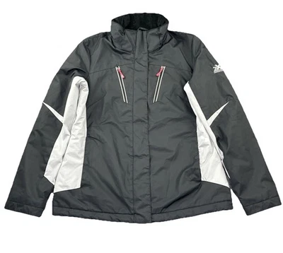 Abrigo de invierno para mujer ZeroXposur talla M acolchado forrado negro, gris (sin capucha) Foto 1 de 4