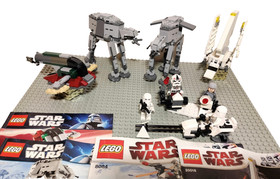 Lego Star Wars Episode 5 Lot 8084,  20016, 20018, 20019 100% COMPLETE w/ Manuals