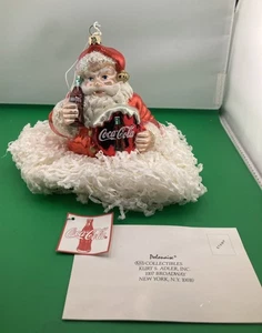 Vintage Coca-Cola Santa Christmas Ornament 2000 Blown Glass Polonaise/Komozja - Picture 1 of 14