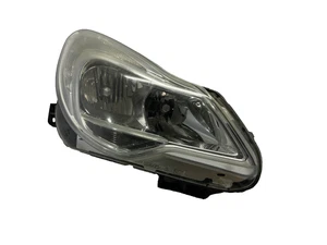 VAUXHALL CORSA D DRIVER/RIGHT SIDE HEADLIGHT 13295018 GENUINE - Picture 1 of 12