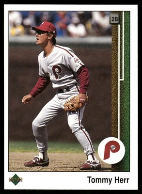 1989 Upper Deck #720 Tommy Herr - Image 1 of 2