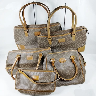 SIN TARIFA NINA RICCI Bolso de Mano 5 Set Marrón PVC 4801579 Foto 1 de 4