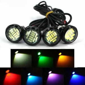 10X SMD Lamp 10Pcs 12 LED DRL 4014 Eagle Eye Car Source Parking Reversing - Picture 1 of 11