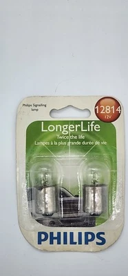 Philips 12814LLB2 Longerlife Turn Signal Lamp Light Bulb 12814 - 2 PACK - Image 1 of 2