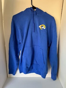Nike Los Angeles Rams Mens Royal Blue Pullover Hoodie Size Small New - Picture 1 of 13