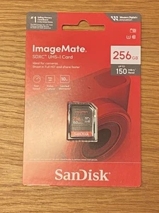 Brand New Sandisk 256gb Image Mate SDXC UHS-I Card - Picture 1 of 3