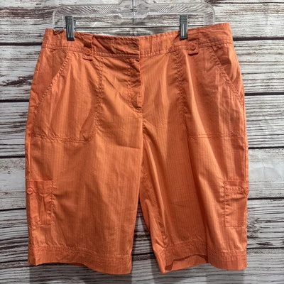-NEAR MINT- Women’s 10 Izod Stretch Shorts Orange Golf  - Image 1 of 4
