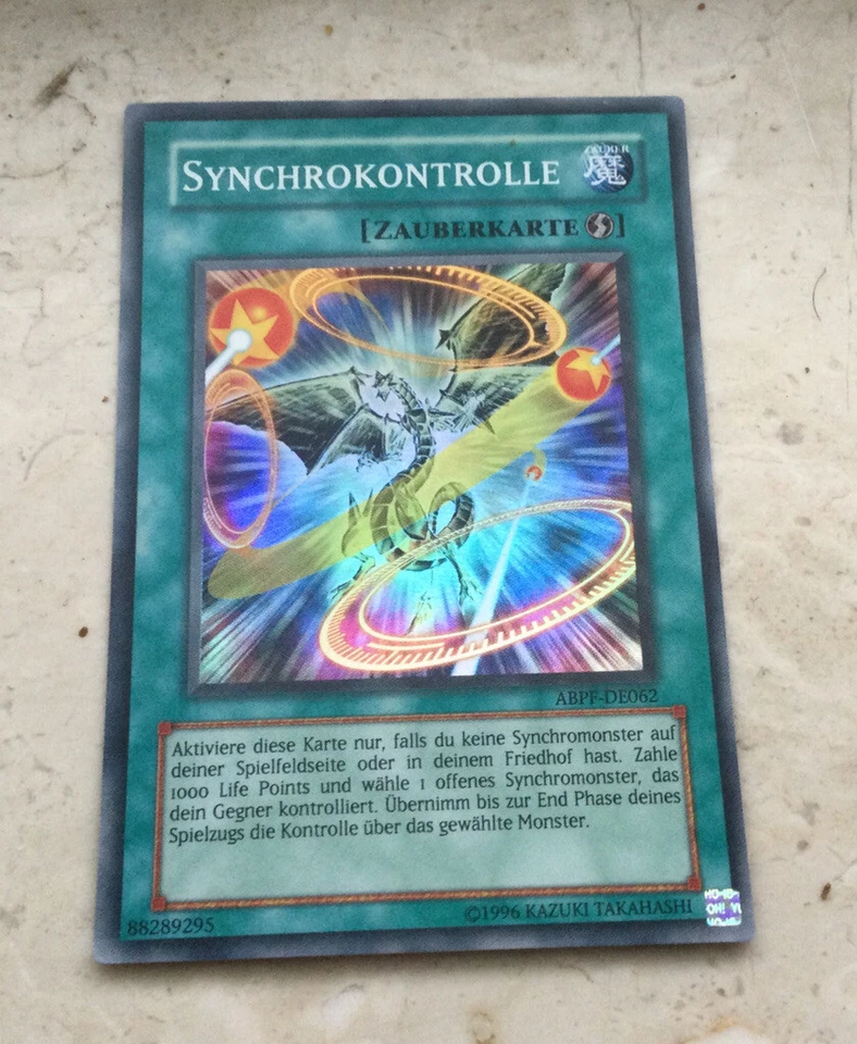 Yu-Gi-Oh SYNCHROKONTROLLE, SUPER RARE, ABPF-DE062 - Bild 1 von 1