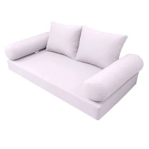 |COVER ONLY| Style 1 Twin Knife Edge Daybed Mattress Bolster Pillow Covers AD107 - Picture 1 of 12
