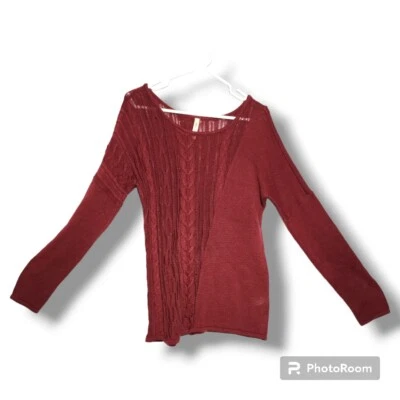 Suéter RVCA Medio Granate Tejido con Cable Foto 1 de 4