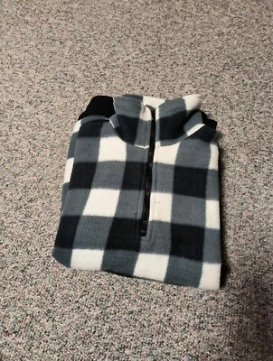 Ветровка куртка женщин L серый, белый и черный Buffalo клетку пуловер DM #16 - Изображение 1 из 4