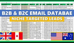 USA Business Email database, USA B2B email lists, email list USA, US b2b free
