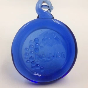 Atrapasol de vidrio Nauvoo Illinois recuerdo azul cobalto pequeño - Imagen 1 de 3