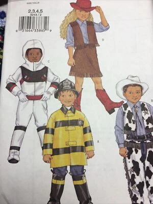 BUTTERICK PATTERN 3244 - COSTUMES FOR KIDS - CHILD'S SIZES 2-5- UNCUT - Image 1 of 4