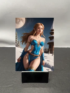 Zelda Waifu Anime Custom Art Trading Card NSFW VERFÜGBAR W4449 - Bild 1 von 2