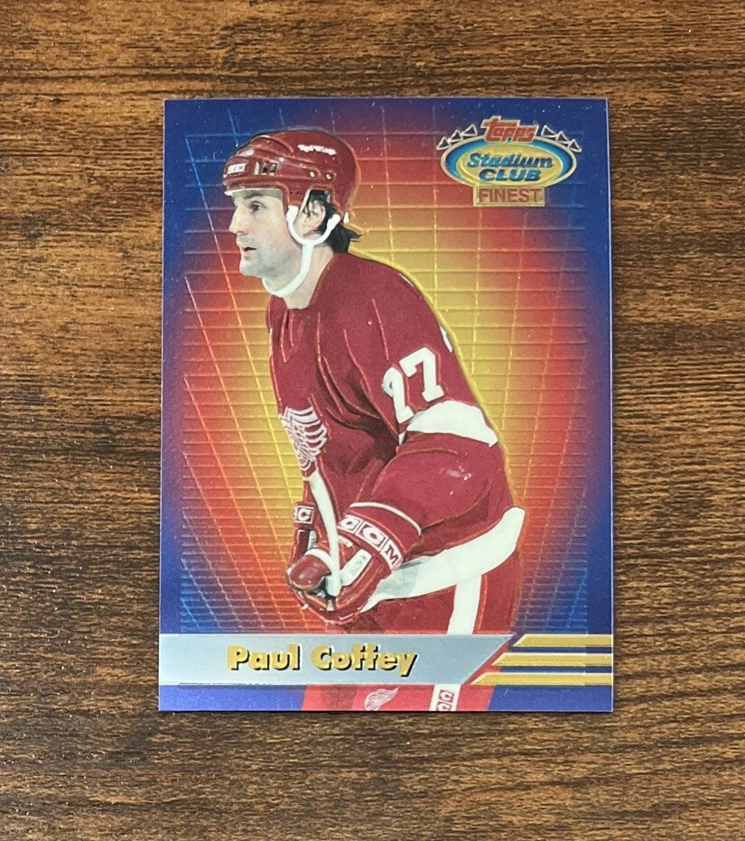 1993-94 Topps Stadium Club Finest Inserts #4 Paul Coffey Detroit Red Wings HOF - Image 1 of 2