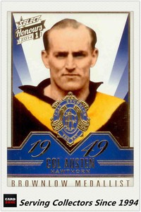 2014 Select AFL Honours Brownlow Gallery Card BG9 Col Austin (Hawthorn)